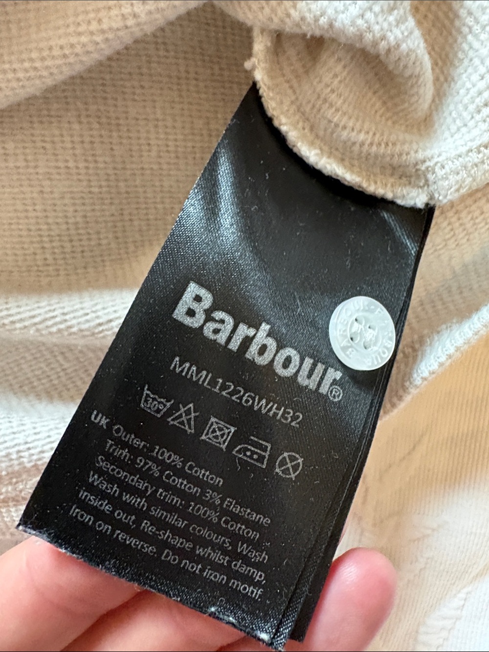 Barbour Waffle Henley - Picture 6 of 7